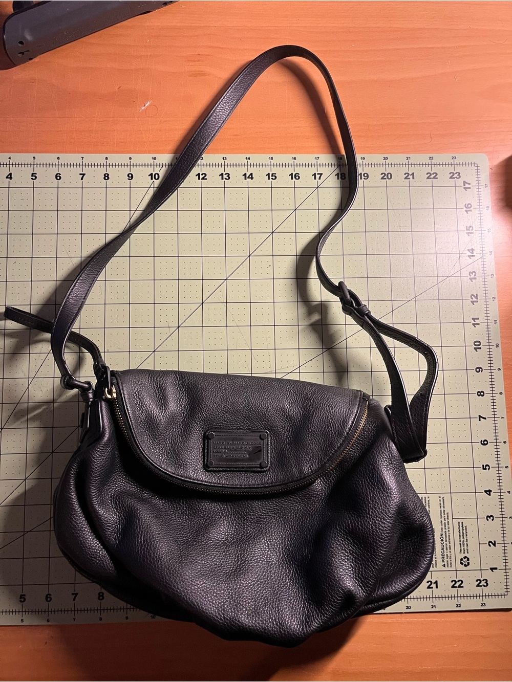 Marc by Marc Jacobs Workwear Standard Supply Black Leather Crossbody Bag